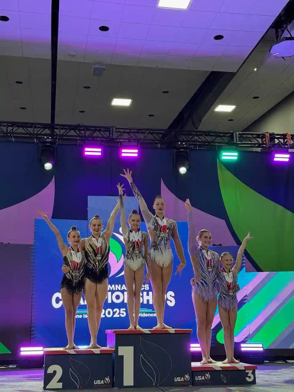 гимнастки Rodina Elite Gymnastics