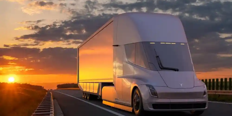 Tesla Semi в Калифорнии, новости Калифорнии, пожар, происшествие Калифорния, пожар Тесла Калифорния