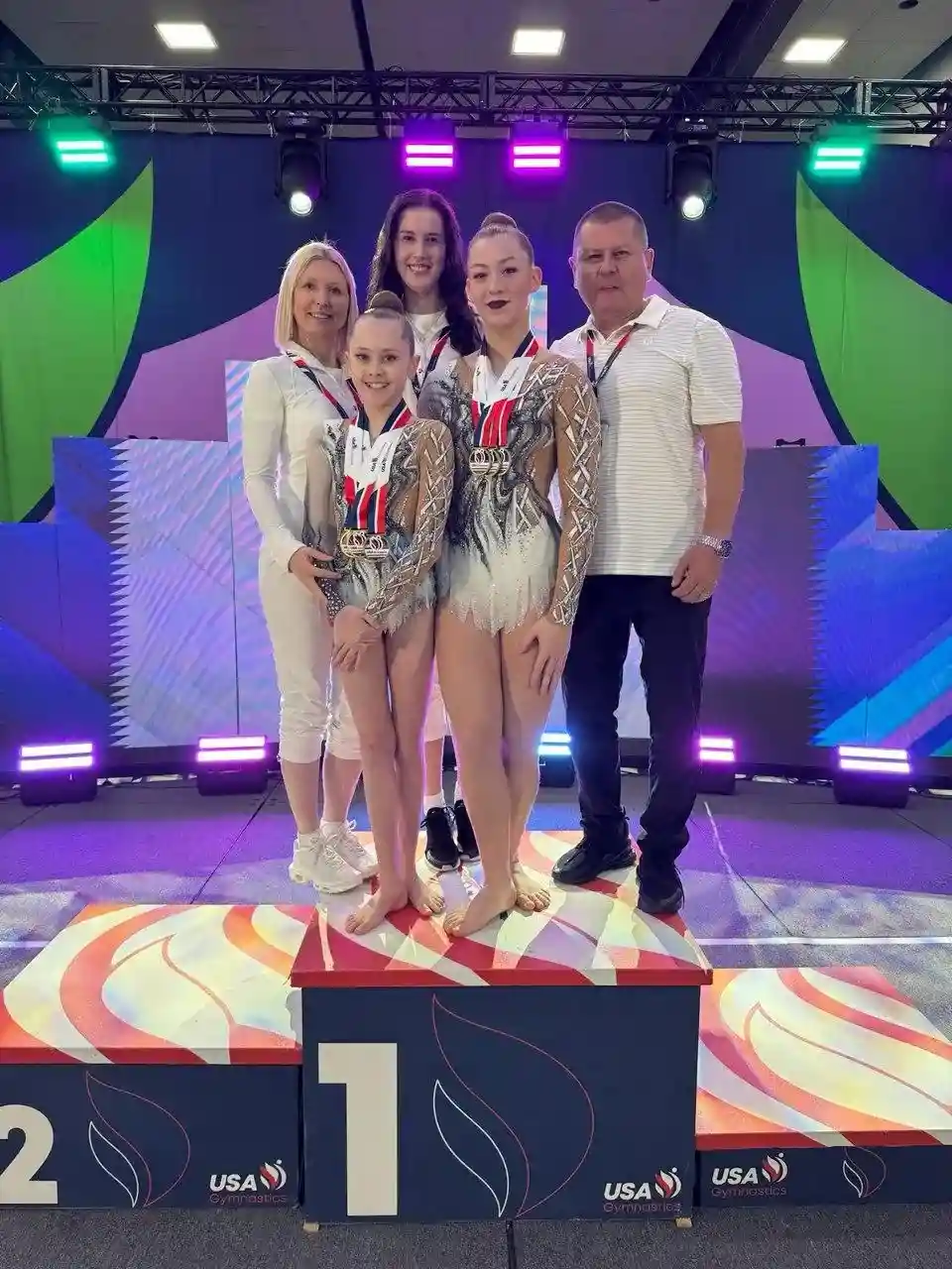 гимнастки Rodina Elite Gymnastics
